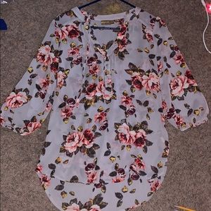 Women’s Quarter Sleeve Floral Blouse